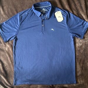 Tommy Bahama NWT Men's Navy Polo Sz L